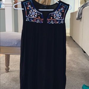 Embroidered Boutique sleeveless top